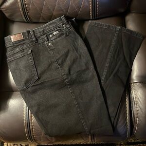 Women's Lee Relaxed Bootcut Jeans, sz 16S, Black denim